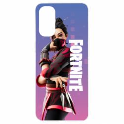 Чехол для Oppo Reno 4 Girl hero from Fortnite - PrintSalon