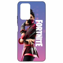 Чехол для Xiaomi Redmi Note 10 Pro Girl hero from Fortnite - PrintSalon