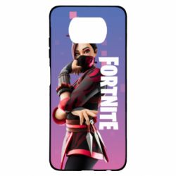 Чехол для Xiaomi Poco X3 Girl hero from Fortnite - PrintSalon