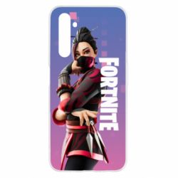Чехол для Realme 6 Girl hero from Fortnite - PrintSalon