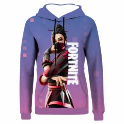 Жіноче 3D худі Girl hero from Fortnite