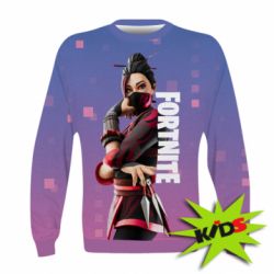 Детский 3D свитшот Girl hero from Fortnite - PrintSalon