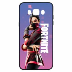 Чехол для Samsung J7 2016 Girl hero from Fortnite - PrintSalon