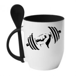 Чашка з ложкою Girya