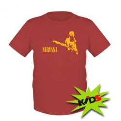 Детская футболка Гитарист Nirvana-PrintSalon Детская футболка Гитарист Nirvana