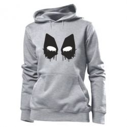 Женское худи Глаза Deadpool - PrintSalon
