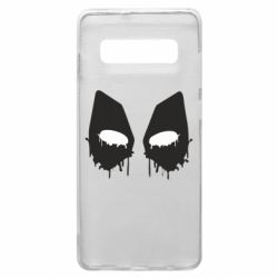 Чехол для Samsung S10+ Глаза Deadpool - PrintSalon