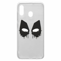 Чехол для Samsung A20 Глаза Deadpool - PrintSalon