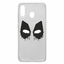 Чехол для Samsung A30 Глаза Deadpool - PrintSalon