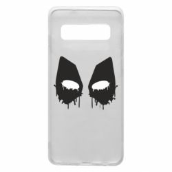 Чехол для Samsung S10 Глаза Deadpool - PrintSalon