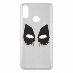 Чехол для Samsung A10s Глаза Deadpool - PrintSalon