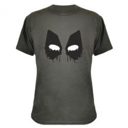 Камуфляжная футболка Глаза Deadpool - PrintSalon