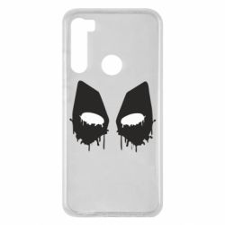 Чехол для Xiaomi Redmi Note 8 Глаза Deadpool - PrintSalon
