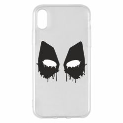 Чехол для iPhone X/Xs Глаза Deadpool - PrintSalon