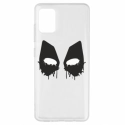 Чехол для Samsung A51 Глаза Deadpool - PrintSalon