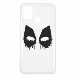 Чехол для Samsung M31 Глаза Deadpool - PrintSalon