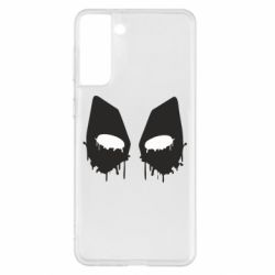 Чехол для Samsung S21+ Глаза Deadpool - PrintSalon
