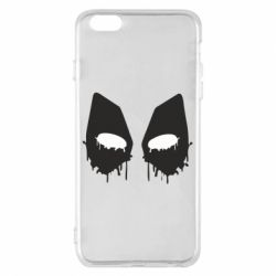 Чехол для iPhone 6 Plus/6S Plus Глаза Deadpool - PrintSalon
