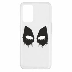 Чехол для Oppo Reno 5 4G Глаза Deadpool - PrintSalon