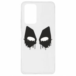 Чехол для Xiaomi Redmi Note 10 Pro Глаза Deadpool - PrintSalon