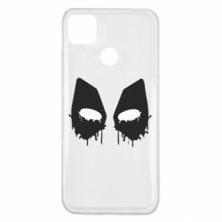 Чехол для Xiaomi Redmi 9c Глаза Deadpool - PrintSalon