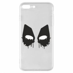Чехол для iPhone 8 Plus Глаза Deadpool - PrintSalon