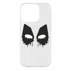 Чехол для iPhone 14 Pro Глаза Deadpool - PrintSalon