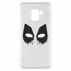 Чехол для Samsung A8 2018 Глаза Deadpool - PrintSalon