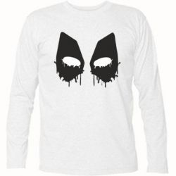 Футболка с длинным рукавом Глаза Deadpool - PrintSalon