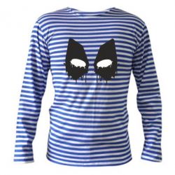 Тельняшка с длинным рукавом Глаза Deadpool - PrintSalon