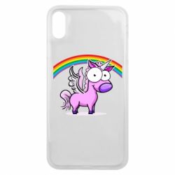 Чехол для iPhone Xs Max Глазастый единорог - PrintSalon
