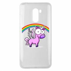 Чехол для Xiaomi Pocophone F1 Глазастый единорог - PrintSalon