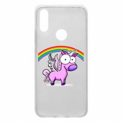 Чехол для Xiaomi Redmi 7 Глазастый единорог - PrintSalon