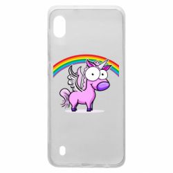 Чехол для Samsung A10 Глазастый единорог - PrintSalon