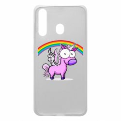 Чехол для Samsung A60 Глазастый единорог - PrintSalon