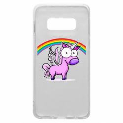 Чехол для Samsung S10e Глазастый единорог - PrintSalon