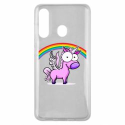 Чехол для Samsung M40 Глазастый единорог - PrintSalon