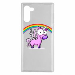 Чехол для Samsung Note 10 Глазастый единорог - PrintSalon