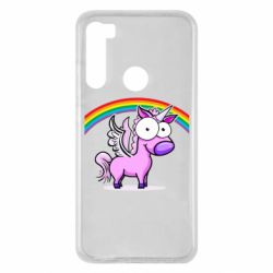 Чехол для Xiaomi Redmi Note 8 Глазастый единорог - PrintSalon