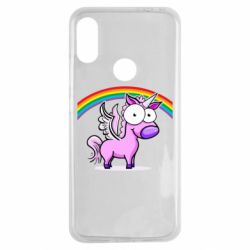 Чехол для Xiaomi Redmi Note 7 Глазастый единорог - PrintSalon