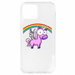 Чехол для iPhone 12 Глазастый единорог - PrintSalon