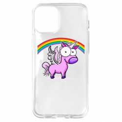 Чехол для iPhone 12 mini Глазастый единорог - PrintSalon