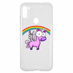 Чехол для Samsung A11/M11 Глазастый единорог - PrintSalon