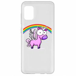 Чехол для Samsung A31 Глазастый единорог - PrintSalon