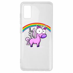 Чехол для Samsung A41 Глазастый единорог - PrintSalon