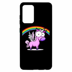 Чехол для Samsung A52 5G Глазастый единорог - PrintSalon
