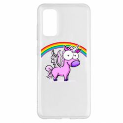 Чехол для Samsung S20 Глазастый единорог - PrintSalon