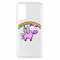 Чехол для Huawei P Smart 2021 Глазастый единорог - PrintSalon