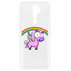 Чехол для Oppo A5/A9 2020 Глазастый единорог - PrintSalon
