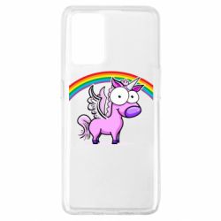 Чехол для Oppo A74 4G Глазастый единорог - PrintSalon